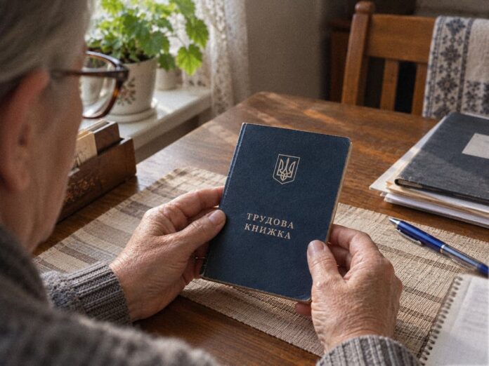 Перевірка трудової книжки / проверка трудовой книжки перед оформлением пенсии